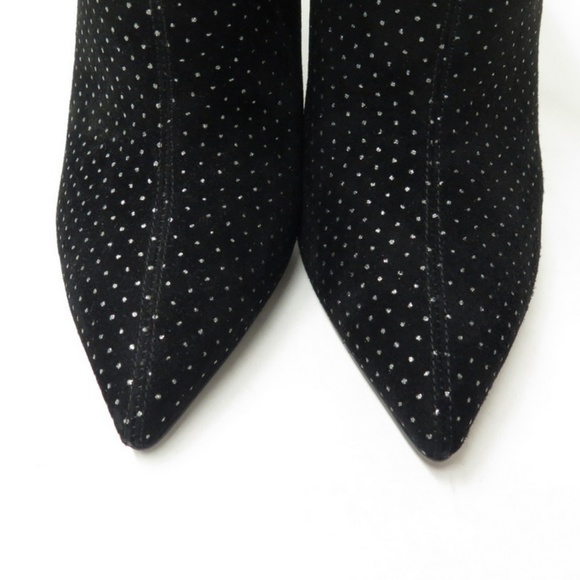 Stella Luna Ankle Boot Knotted Glitter Dot Suede - Picture 3 of 6